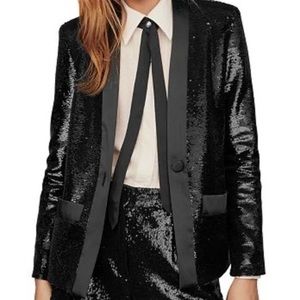 Maje Sequin Blazer - size 36